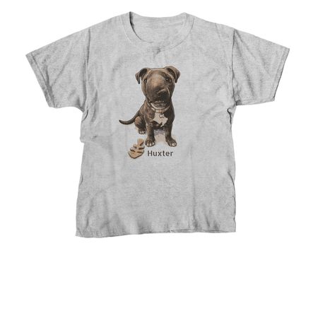 Help Huxter, a Sport Grey Youth Unisex Tee