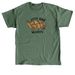 Benny, the Eastern Box Turtle, a Military Green Classic Unisex Tee