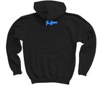 Petty Wagon, a Black Youth Pullover Hoodie (back-view)