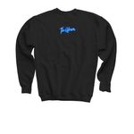 Petty Wagon, a Black Youth Crewneck Sweatshirt (back-view)