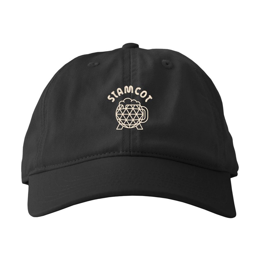 Stamcot Hats & Caps, a Black Printed Eco Baseball Cap