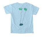 Finny Bouncing Machine, a Chambray Comfort Colors Youth Tee (back-view)