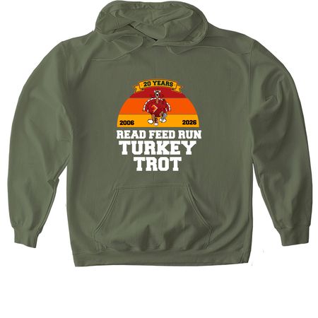PureTek Cares Large Logo, a Military Green Gildan Softstyle Pullover Hoodie