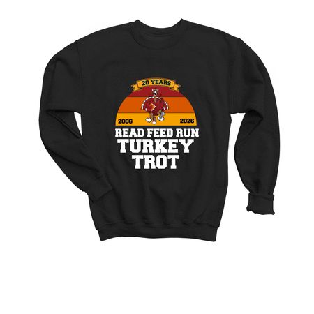 PureTek Cares Large Logo, a Black Youth Crewneck Sweatshirt