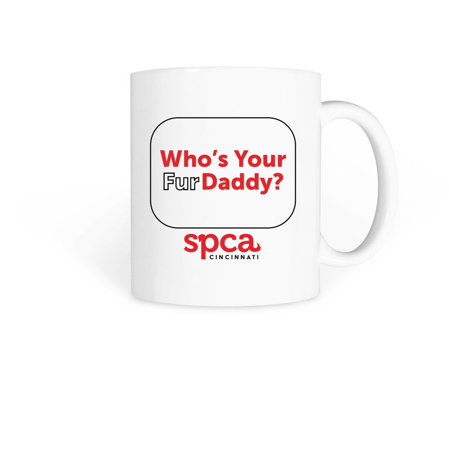 Fur Daddy, a White Coffee Mug