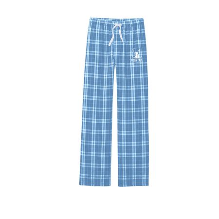 Put Your Pawty Pants On, a True Navy/ Carolina Blue Flannel Pajama Pant