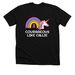 COURAGEOUS LIKE CALLIE, a Solid Black Blend Premium Unisex Tee