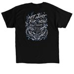 Graphic Tee Bonfire, a Black Classic Unisex Tee (back-view)