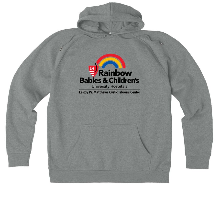 RBC new logo hoodie, a Aluminum Grey Heather Allmade Organic CVC Pullover Hoodie
