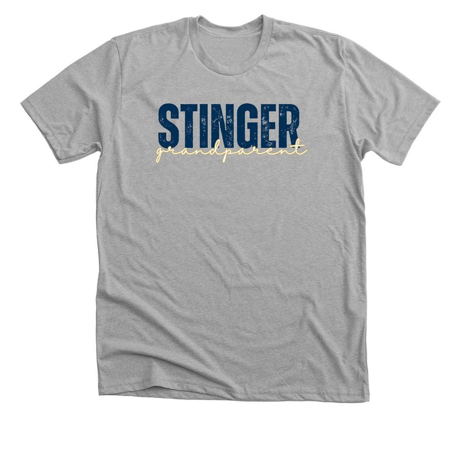 Stinger Grandparent, a Athletic Heather Premium Unisex Tee