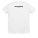 I Choose Kindness - Rainbow, a Solid White Blend Premium Unisex Tee (back-view)