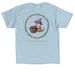 Smooth operator, a Light Blue Classic Unisex Tee (back-view)
