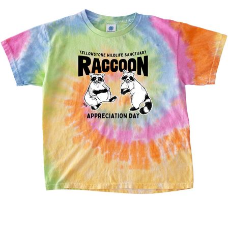 Raccoon Appreciation Day, a Eternity Youth Tie Dye Tee