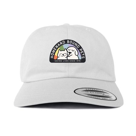 HBPets Pride Hat, a White Printed Classic Baseball Cap