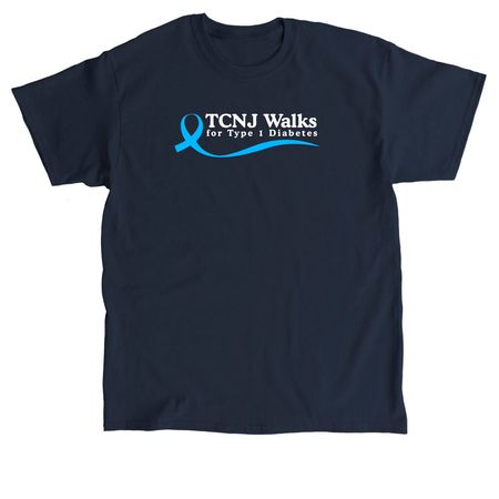TCNJ Walks for T1D, a Navy Classic Unisex Tee
