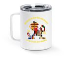 2026 Reunion Gear, a White Stainless Steel Travel Mug (back-view)