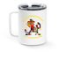 2026 Reunion Gear, a White Stainless Steel Travel Mug (back-view)