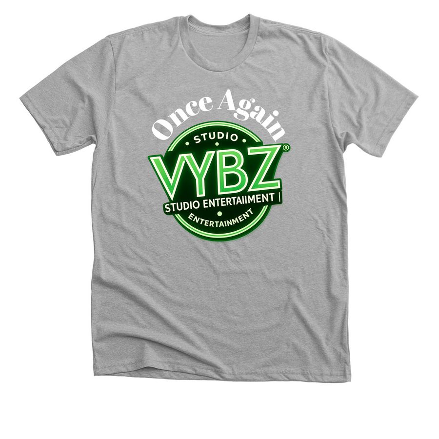 VYBZ STUDIO, a Athletic Heather Premium Unisex Tee