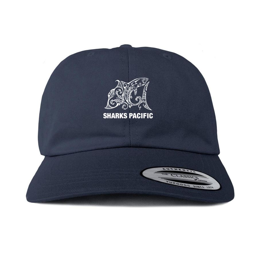 Cotton Baseball Caps, a Navy Printed Classic Baseball Cap