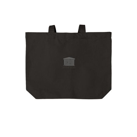 J. Kirk Richards Museum of Art, a Deep Black Cotton Canvas Tote Bag