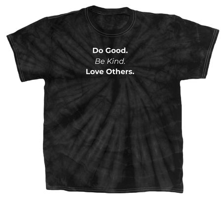 Immeasurably More, a Black Classic Tie Dye Tee