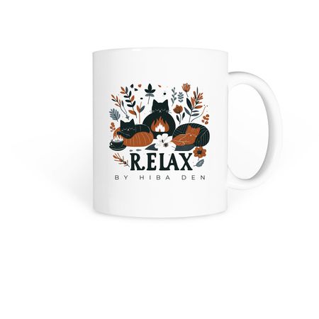 Relax&nbsp;, a White Coffee Mug