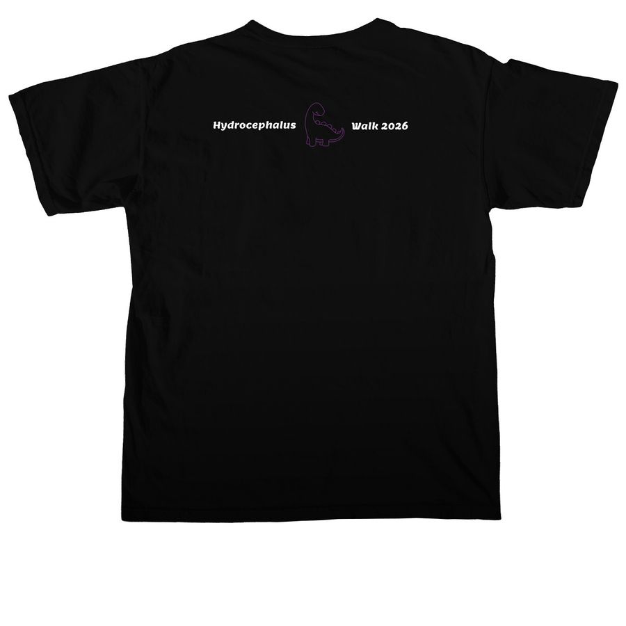 Olivia's Keepers, a Black Comfort Colors Unisex Tee (back-view)