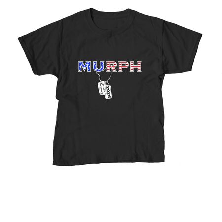 MURPH 2026, a Black Youth Unisex Tee