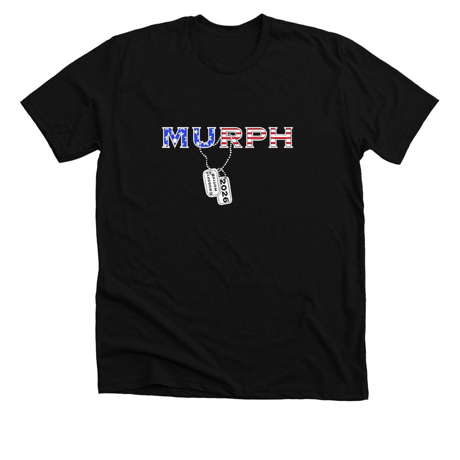 MURPH 2026, a Solid Black Blend Premium Unisex Tee