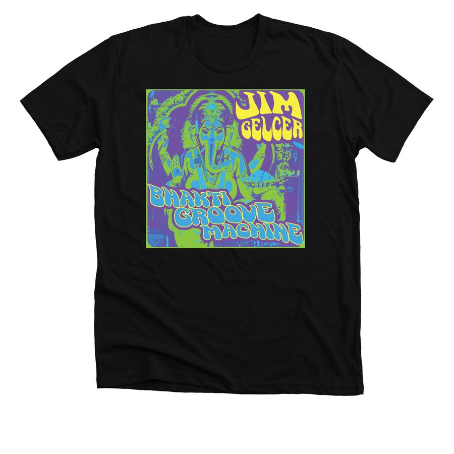 Bhakti Groove Machine, a Solid Black Blend Premium Unisex Tee