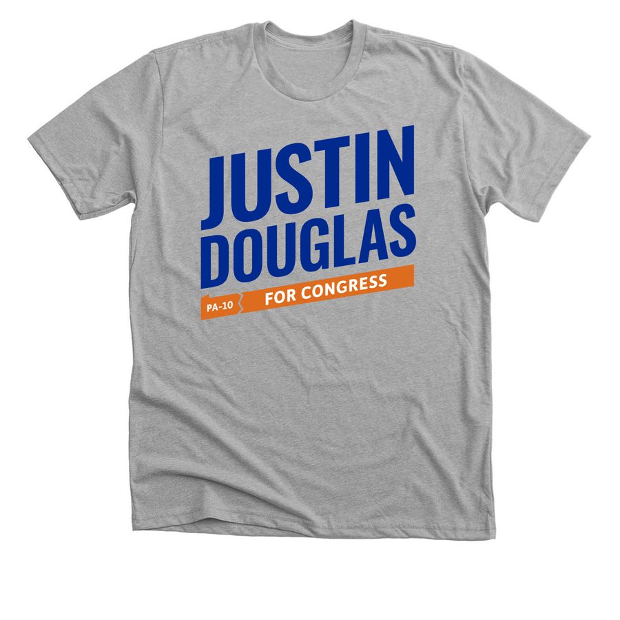 LOGO, a Athletic Heather Premium Unisex Tee