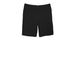 The Logo Short, a Black Midweight Fleece Shorts (back-view)