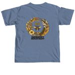 B52 ED, a Blue Jean Comfort Colors Unisex Tee (back-view)