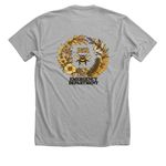 B52 ED, a Athletic Heather Premium Unisex Tee (back-view)