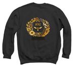 B52 ED, a Black Crewneck Sweatshirt (back-view)