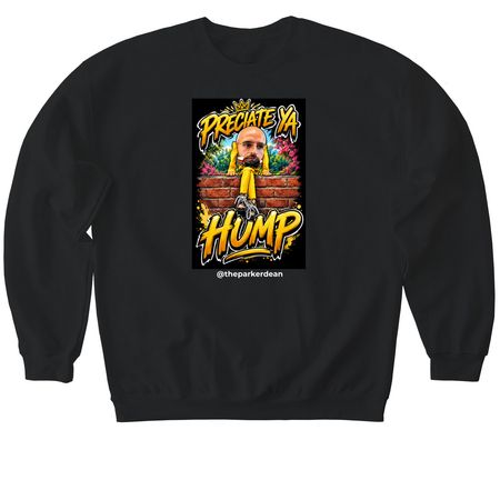 HUMPTY MERCH, a Black Softstyle Crewneck Sweatshirt