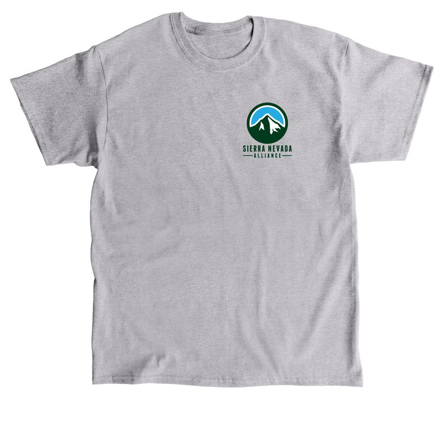 Golden Trout (Back of shirt) - SNA Apparel, a Sport Grey Classic Unisex Tee