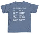 IDITAROD 2026 TEAM, a Blue Jean Comfort Colors Unisex Tee (back-view)