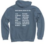 IDITAROD 2026 TEAM, a Indigo Pullover Hoodie (back-view)