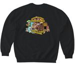 Gold Mine Experience, a Black Softstyle Crewneck Sweatshirt (back-view)