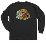 Gold Mine Experience, a Black Classic Long Sleeve Tee (back-view)