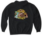 Gold Mine Experience, a Black Gildan Softstyle Pullover Hoodie (back-view)