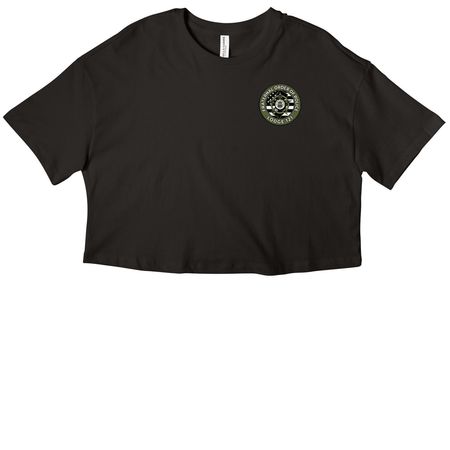 The Greens, a Black Women?s Cropped Cotton Tee