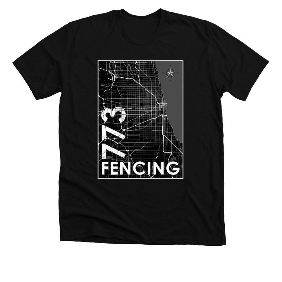 773 Fencing, a Solid Black Blend Premium Unisex Tee