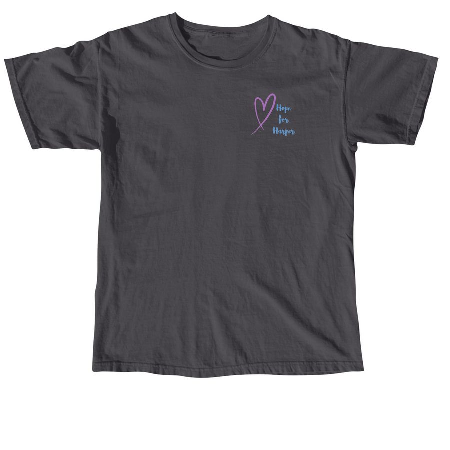 Hope For Harper&nbsp;, a Graphite Comfort Colors Unisex Tee