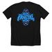Fraktal Event's T-Shirt & Hoodie., a Solid Black Blend Premium Unisex Tee (back-view)