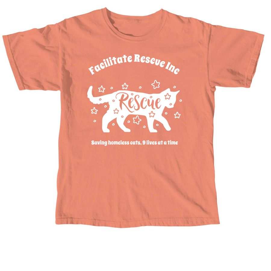 Facilitate Rescue - Help Us Help Them, a Terracotta Comfort Colors Unisex Tee