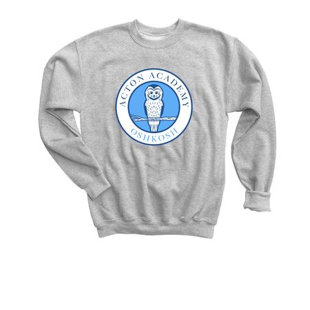 Acton Children Clothing, a Sport Grey Youth Crewneck Sweatshirt