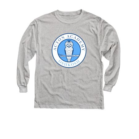 Acton Children Clothing, a Sport Grey Youth Long Sleeve Tee