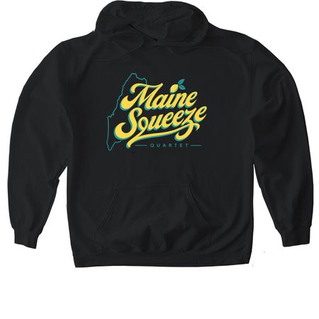Maine Squeeze Quartet, a Black Gildan Softstyle Pullover Hoodie